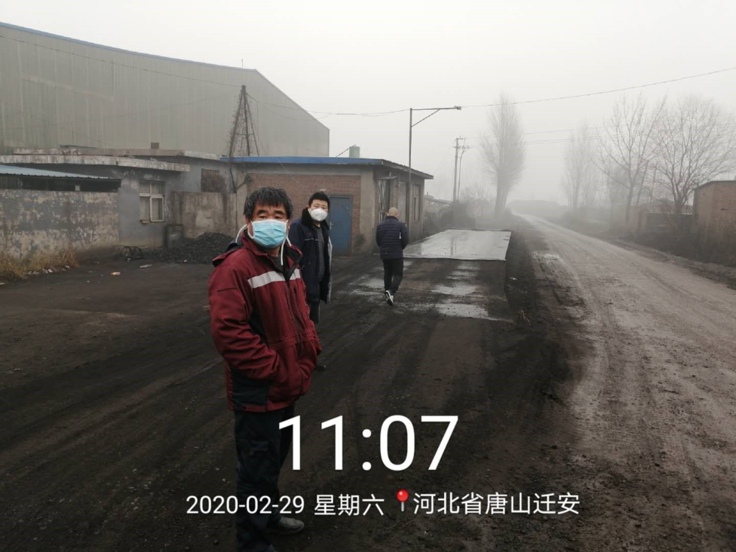 到迁安市沙河驿镇管庄村确诊患者工作场所,模拟患者工作情景,重新核定